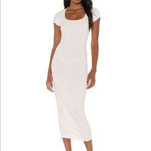 NEW Privacy Please white midi dress XXS